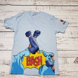 Toronto Blue Jays Comic Cartoon Style Bacardi Tee Size Large Mlb